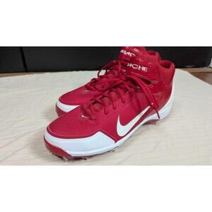 Nike Huarache Red Baseball Cleats
